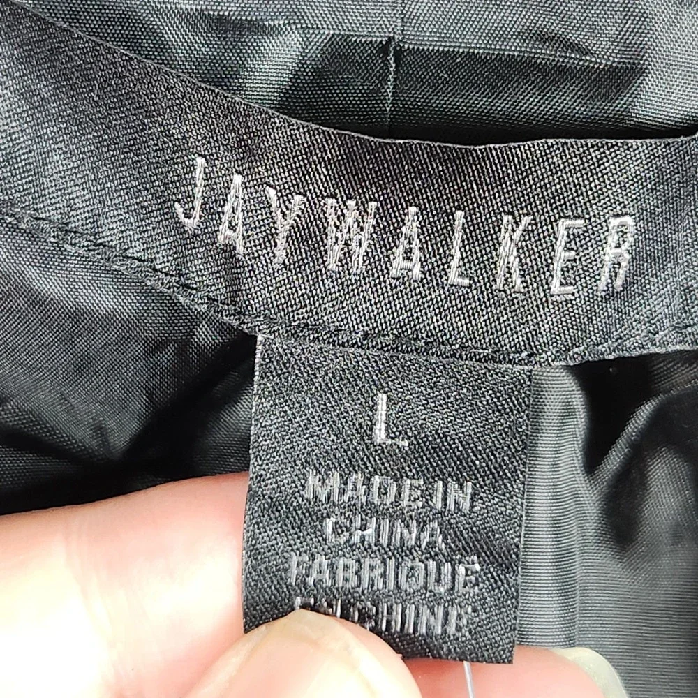 Jaywalker Velvet Suiting Mens Large Black Blazer Jacket Classic Holiday Party